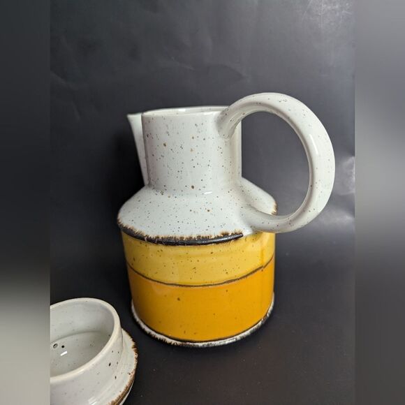 Stonehenge Midwinter SUN teapot coffee pot vintage 70s ceramic pot - Picture 5 of 7